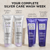 L'Oreal Paris EverPure Sulfate Free Silver Care Conditioner, 8.5 fl oz, Squeeze