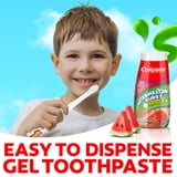 (2 pack) Colgate Kids Fluoride Toothpaste Gel, Watermelon Burst, 4.6 oz Tube