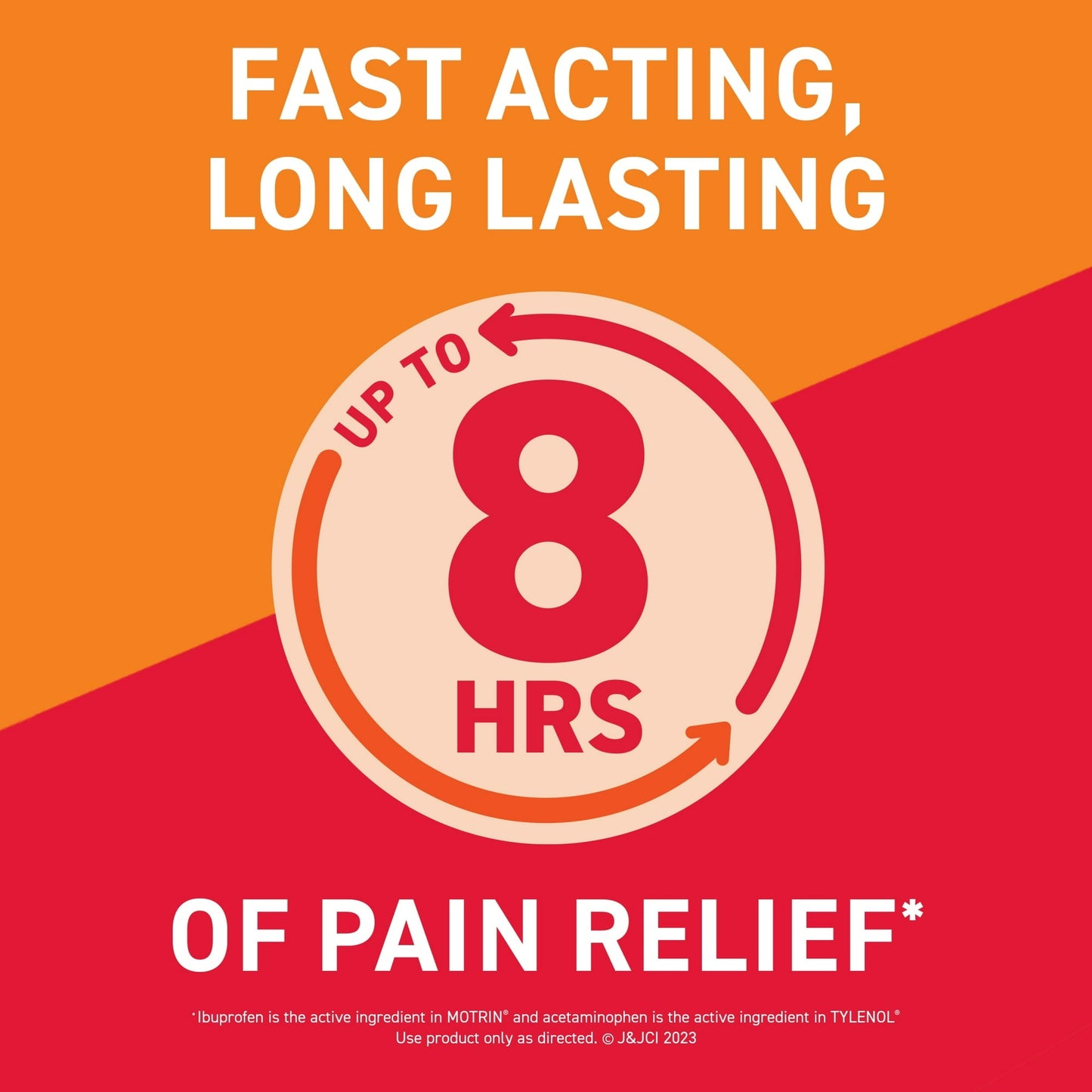 Motrin Dual Action with Tylenol, Ibuprofen & Acetaminophen, Value Size, 120 Count