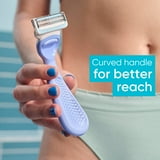 Venus for Pubic Hair & Skin, Intimate Razor for Women Razor Blade Refills, 4 Count