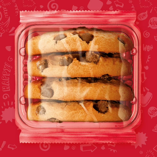 CHIPS AHOY! Fresh Stacks Chewy Fudgy Chocolate Chip Cookies, 8.66 oz (4 Multi Snack Packs)