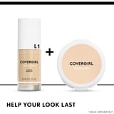 COVERGIRL TruBlend Oil-Free Liquid Foundation, L-3 Natural Ivory, 1 fl oz, Hydrating Foundation