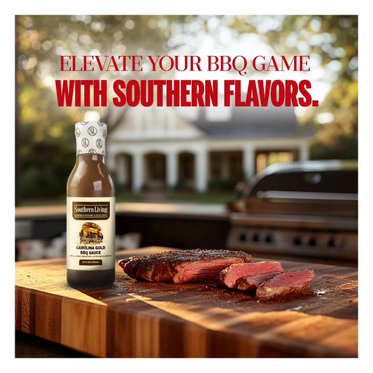Southern Living Carolina Gold BBQ Sauce, 12 fl oz – Small Batch Zesty BBQ Sauce for Quick Grilling and Dipping