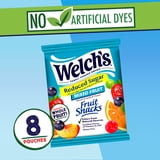 Welch's Fruit Snacks Reduced Sugar Mixed Fruit Soft Fruit Snacks, .8 oz, 8 Count