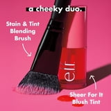e.l.f. Sheer For It Blush Tint, Buildable Stain For Lips + Cheeks, Pink Positive, 0.22 fl oz