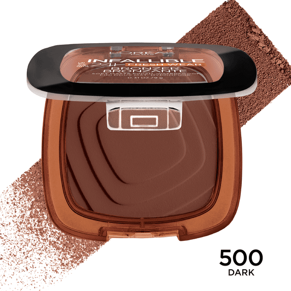 L'Oreal Paris Infallible Soft Matte Bronzer, Dark, 0.31 oz