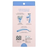 Venus Razor Kit for Pubic Hair & Skin, 1 Handle + 2 Refills + Shower Hook, Purple
