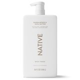 Native Body Wash for Women & Men, Sulfate Free, Sandalwood & Shea Butter, 36 fl oz