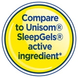 Equate Maximum Strength Nighttime Sleep-Aid Diphenhydramine HCl Sleep Support Softgels, 50 mg, 32 Count, Compare to Unisom SleepGels Active Ingredient