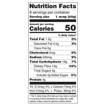 Tumaro's Everything Bagel Carb Wise Wraps, 3 Pack, 24 Count