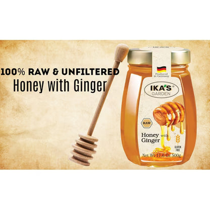 Ika's Garden Raw Honey with Ginger