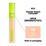 NYX Professional Makeup Wonder WONDER SNATCH CONCEALER PALE COOL, PALE COOL, 0.1 fl oz