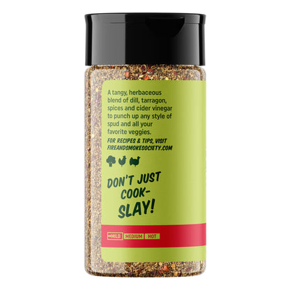 Fire & Smoke Society Potato Slayer Vegetable Seasoning Blend, 5 Ounce Mixed Spices & Seasonings
