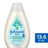 (3 pack) Johnson's Baby Comfort Touch Newborn Wash & Shampoo, 13.6 fl. oz