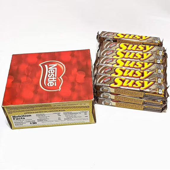 Nestle Susy Maxi Chocolate Wafer Cookies – 18 Pack (50gr/1.76oz Each)