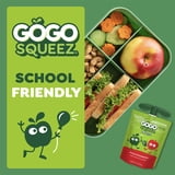 (2 pack) GoGo squeeZ No Sugar Added Apple Strawberry Applesauce Pouches, 3.2 oz (4 Pack)