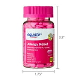 (3 pack) Equate Allergy Relief Diphenhydramine HCl 25 mg Antihistamine Tablets, 365 Count, Compare to Benadryl Allergy Ultra tab Active Ingredient