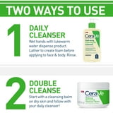 CeraVe Hydrating Foaming Oil Facial Cleanser for Dry to Very Dry Skin 12 fl oz