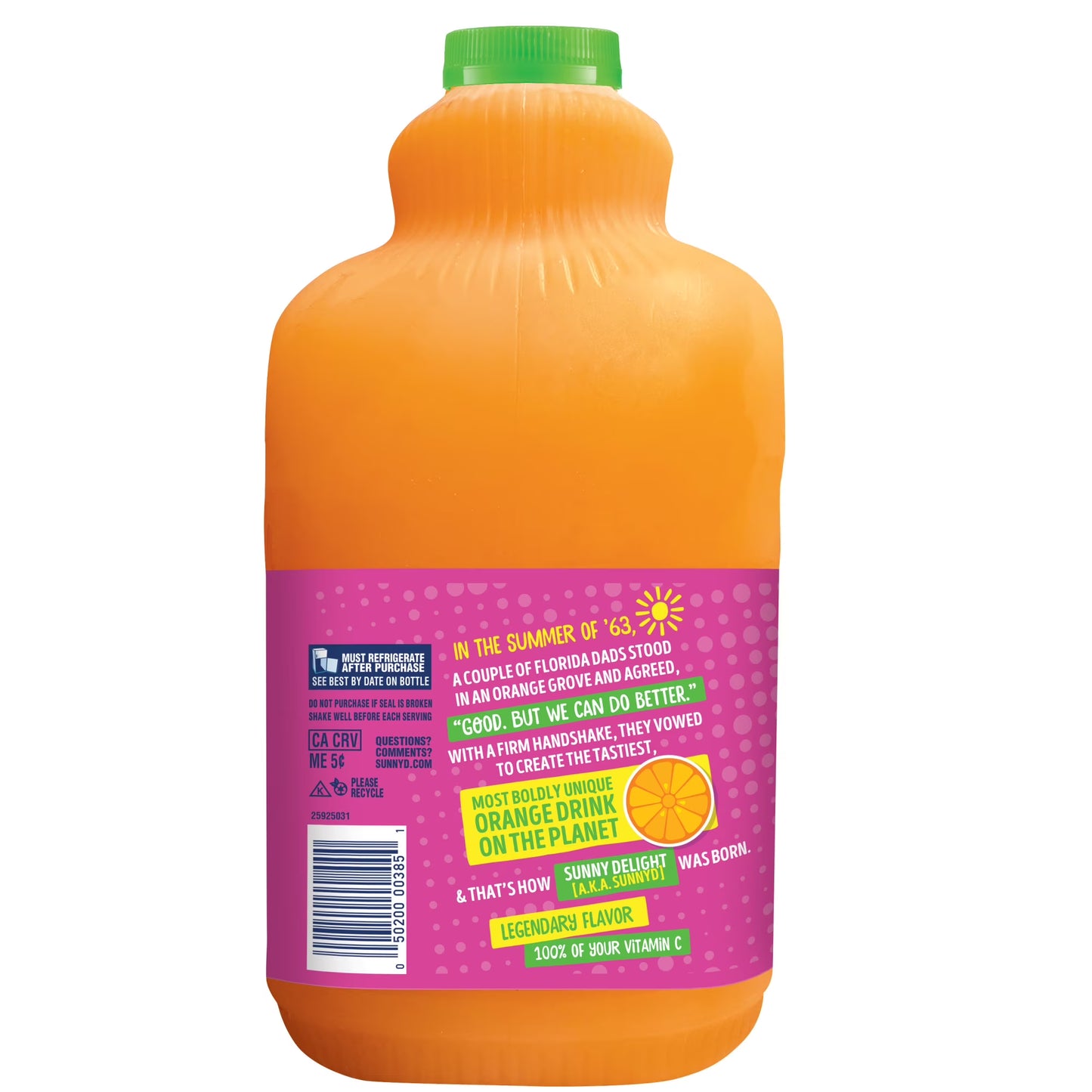 SUNNYD Passion Fruit Juice Drink, 1 Gallon Bottle
