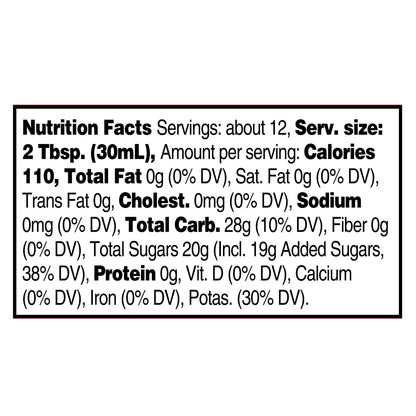 (2 pack) Great Value Strawberry Fruit Syrup, 12 fl oz