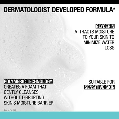 (2 pack) Neutrogena Ultra Gentle Foaming Facial Cleanser, Daily Face Wash, 12 fl. oz