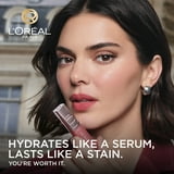 L'Oreal Paris Hyaluron Tint Lip Stain, 420 Le Rouge Paris, 0.16 fl oz