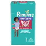 Pampers Cruisers 360 Baby Diapers Size 6, 17 Count (Select for More Options)