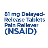 Equate Low Dose Aspirin Pain Relief Safety Coated Tablets, 81 mg, 500 Count, Compare to Bayer Low Dose Aspirin Active Ingredient