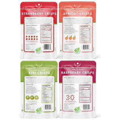 Nature’s Turn Freeze-Dried Fruit Crisps, Sour Variety Pack, No Added Sugar, Healthy Fruit Crisp Snack for School Lunches, 16 Pack (0.53 oz Each)