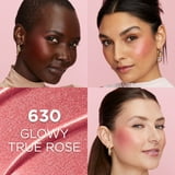 L'Oreal Paris Lumi Le Liquid Blush, Highly Pigmented, Glowy True Rose, 0.33 fl oz