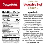 (4 pack) Campbell's Condensed Vegetable Beef Soup, 10.5 oz Can