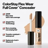 Revlon ColorStay Flex Wear Concealer, Full Coverage, 24HR Wear, 050 Medium Deep, 0.34 fl oz