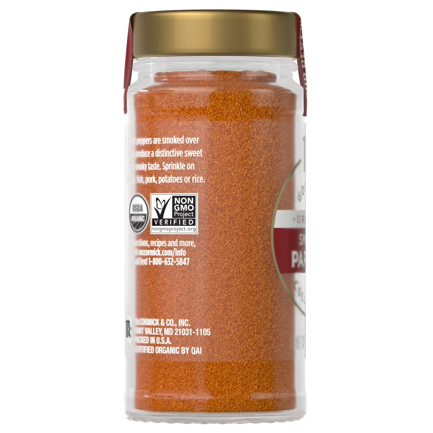 McCormick Gourmet Organic Smoked Paprika, 1.62 oz Bottle