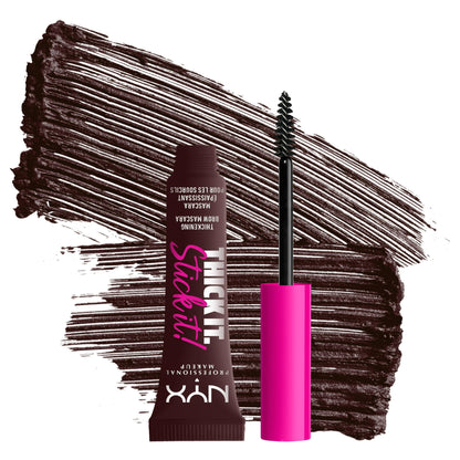 NYX Professional Makeup Thick It Stick It Thickening Brow Gel, Espresso