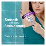 Venus Manual Razor, Deluxe Smooth Swirl for Women, 5 Blades, Handle + 2 Refills, Purple
