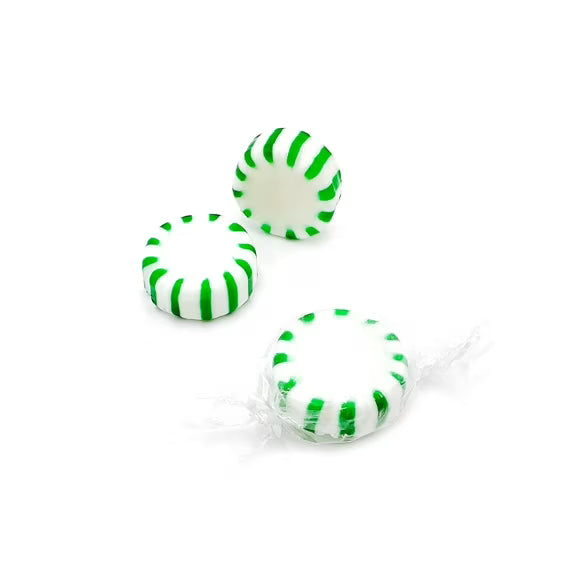 Spearmint & Peppermint Starlights Hard Candy Mix, Individually Wrapped Mints, 1 lb Bag