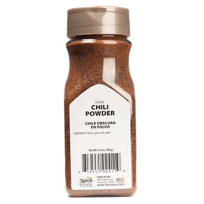 iSpice | Dark Chili Powder | 6.6 oz | Gourmet Spice | Kosher | Pure Ground