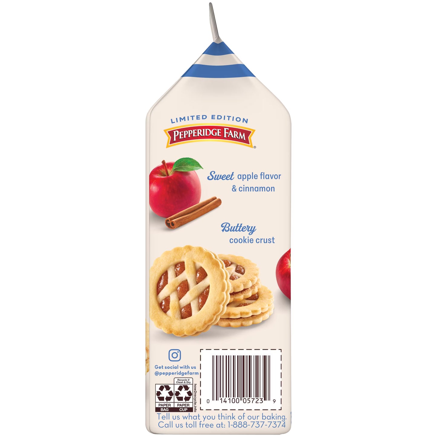 Pepperidge Farm Maggie's Apple Pie Cookies, 8.2 oz Bag
