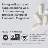 Chelated Magnesium Glycinate 160mg (200 veggie capsules) Sam's Club