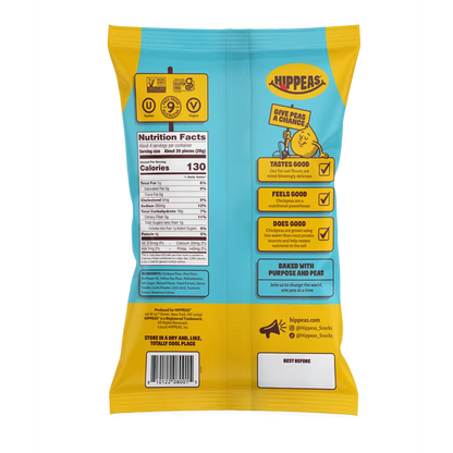 HIPPEAS Chickpea Puffs, Groovy White Cheddar, Gluten Free, Dairy Free, 4g Protein, 4 oz
