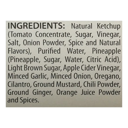 Gourmet Warehouse Hawaiian BBQ Sauce, 16 oz – Tropical Pineapple Flavor