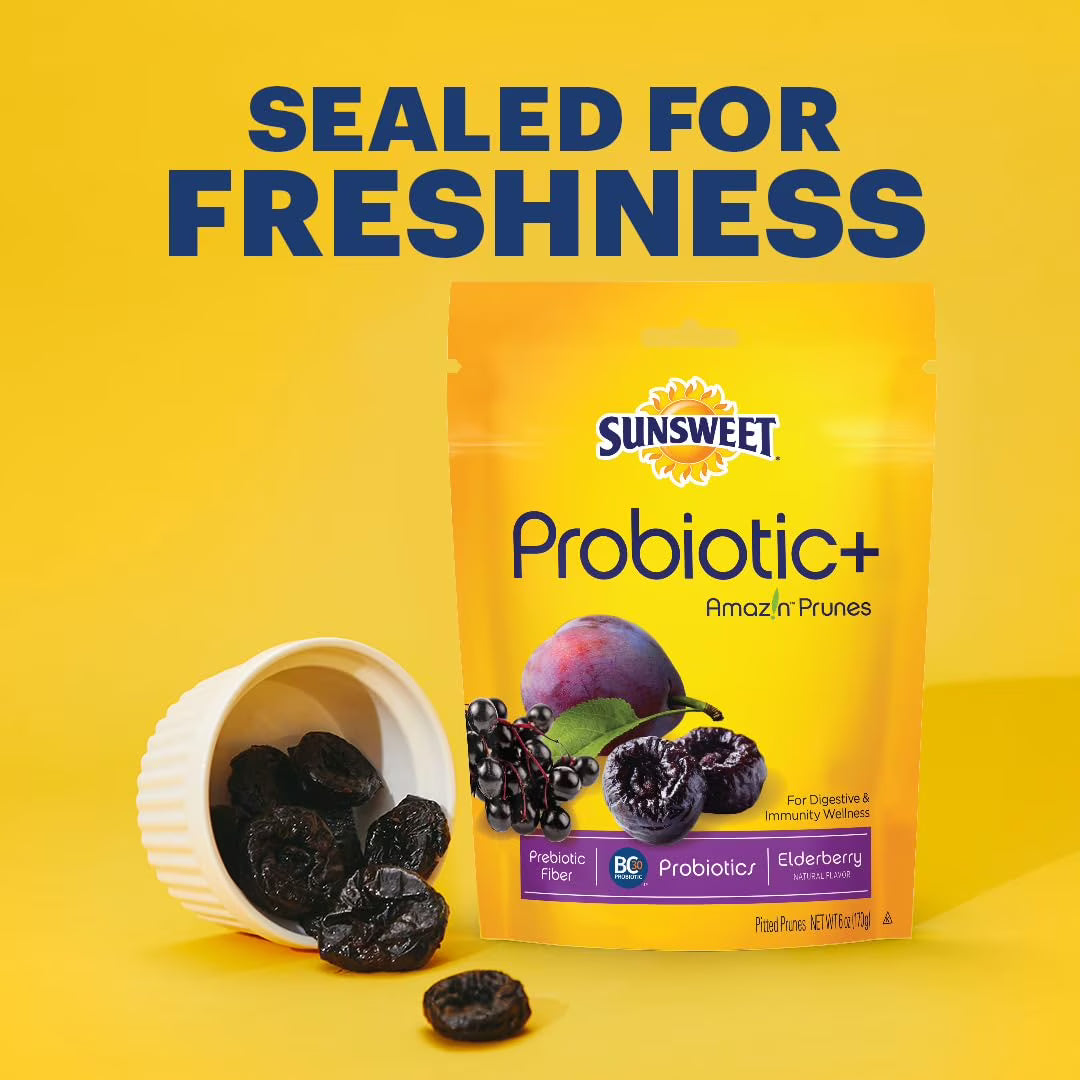 Sunsweet Probiotic+ Prunes 4 Pack