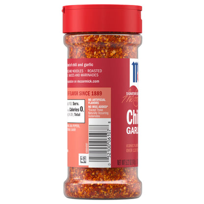 McCormick Chili Garlic Seasoning, 5.22 oz Bottle