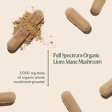 Om Mushroom Superfood Lion's Mane Capsules, 195 ct.