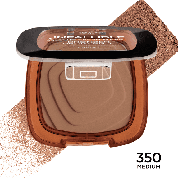 L'Oreal Paris Infallible Soft Matte Bronzer, Medium, 0.31 oz