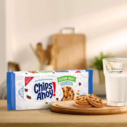 CHIPS AHOY! Original Crunchy Gluten Free Chocolate Chip Cookies, 9.31 oz