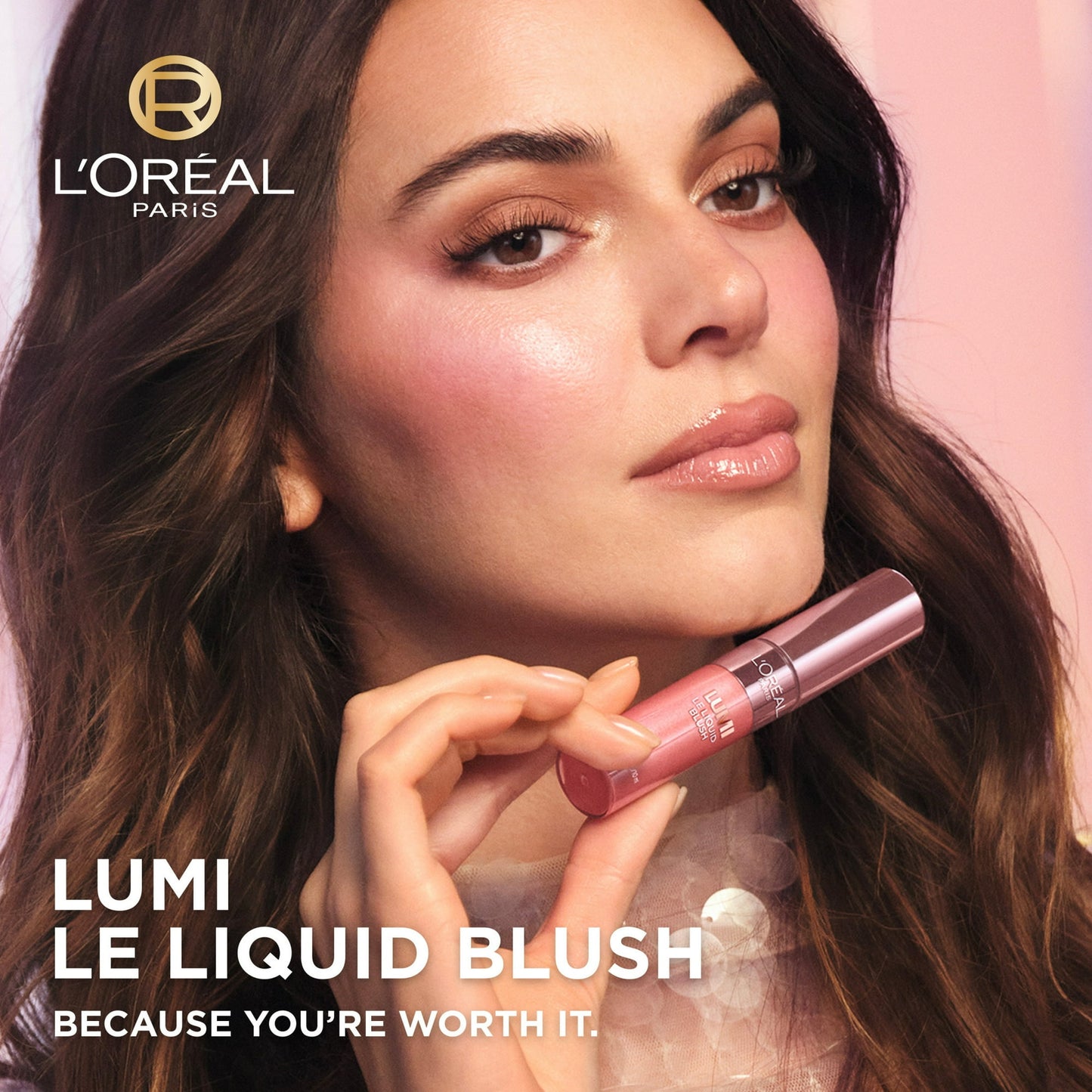L'Oreal Paris Lumi Le Liquid Blush, Glowy Gold Pink, 0.33 fl oz