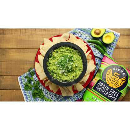 Siete Family Foods Tortilla Chip, Hint of Lime, 5 oz Bag