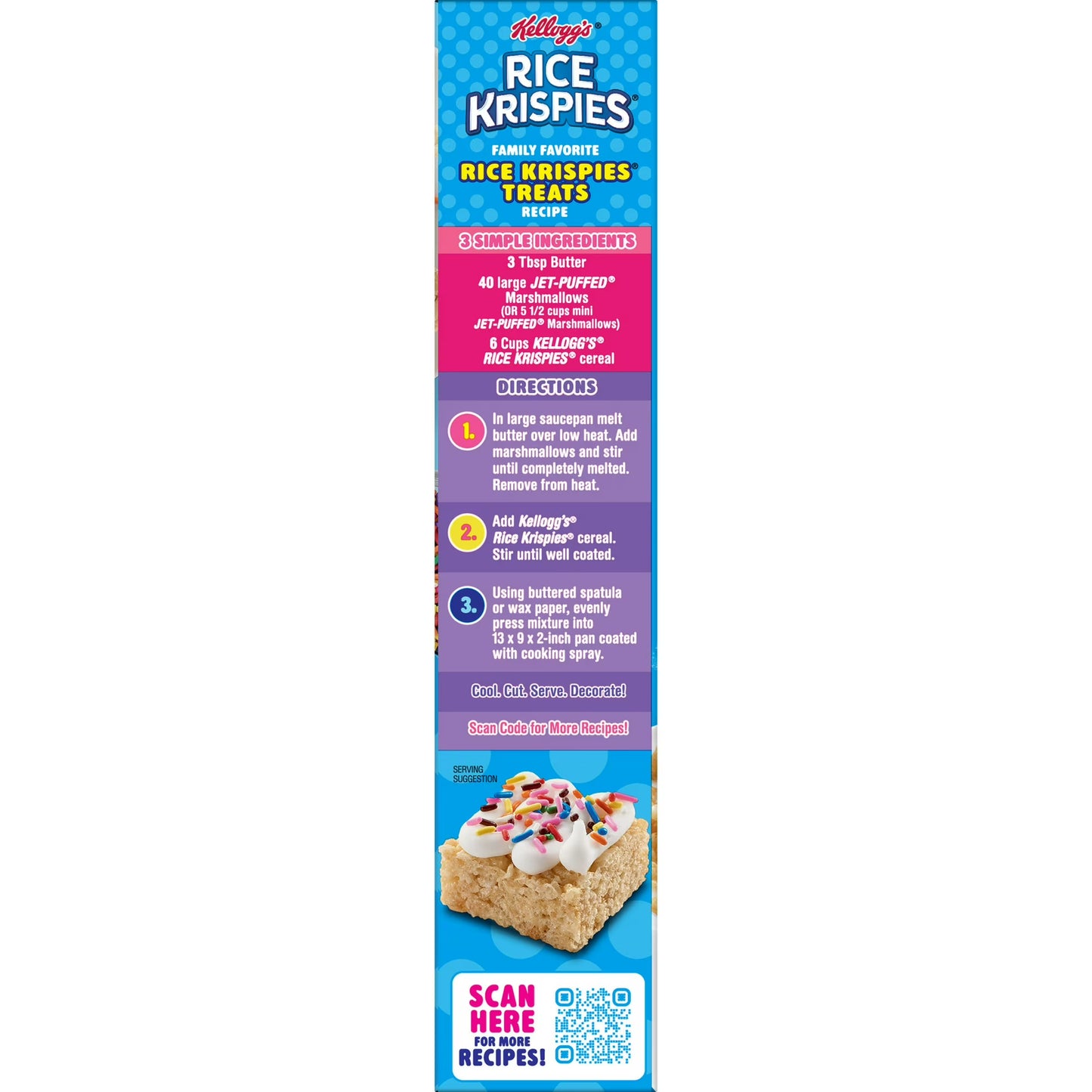 (8 pack) Kellogg's Rice Krispies Original Breakfast Cereal, 8 Vitamins and Minerals, 9 oz