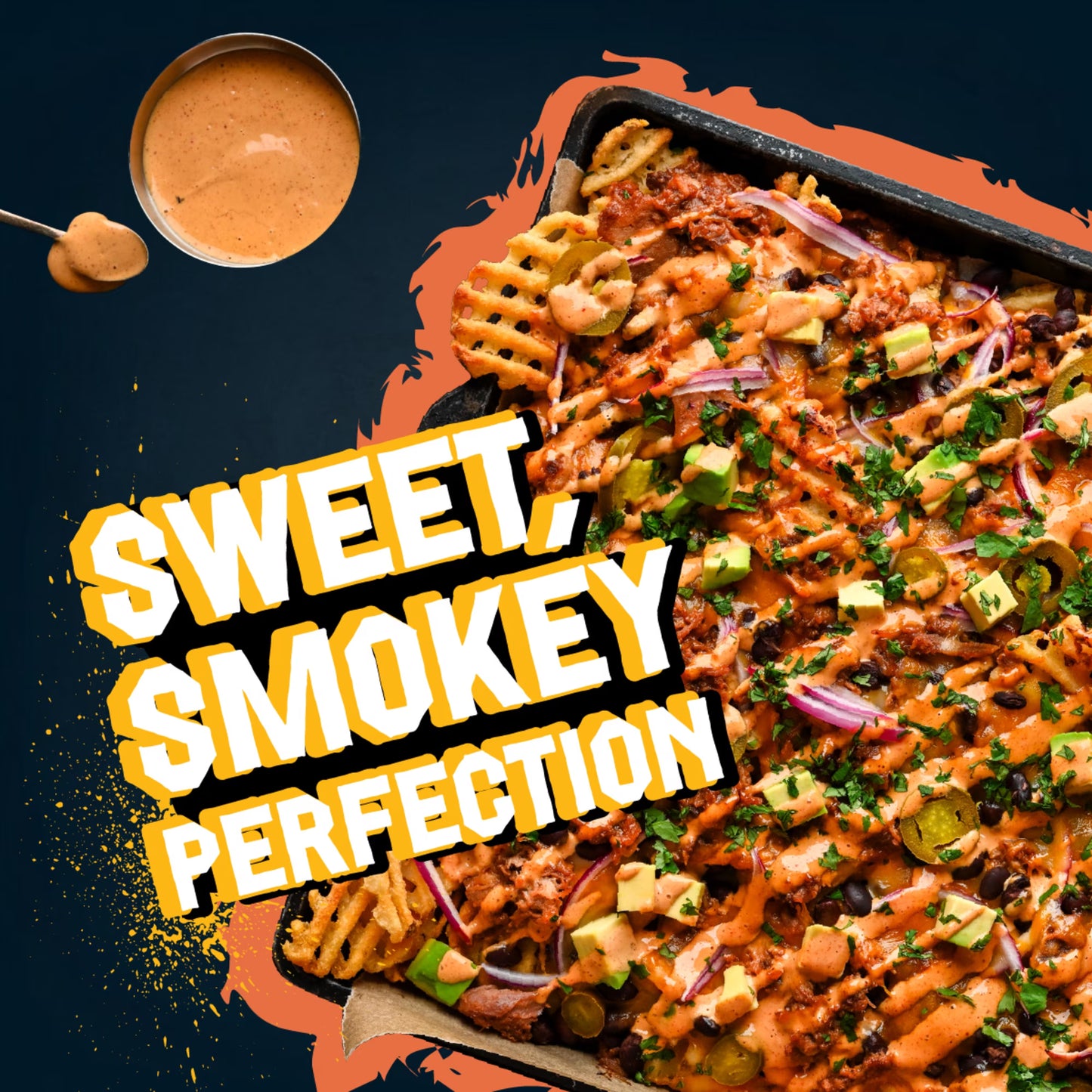 Guy Fieri Flavortown Smokin' Hickory Grilling Sauce, Sweet BBQ Glaze for Brisket Ribs and Pulled Pork, 15.5 oz